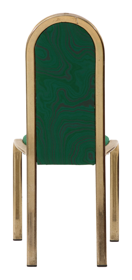 Vintage Green Malachite Dining Chair