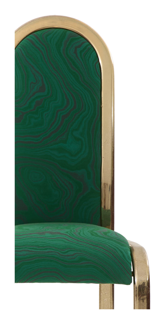 Vintage Green Malachite Dining Chair