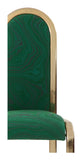 Vintage Green Malachite Dining Chair