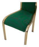 Vintage Green Malachite Dining Chair