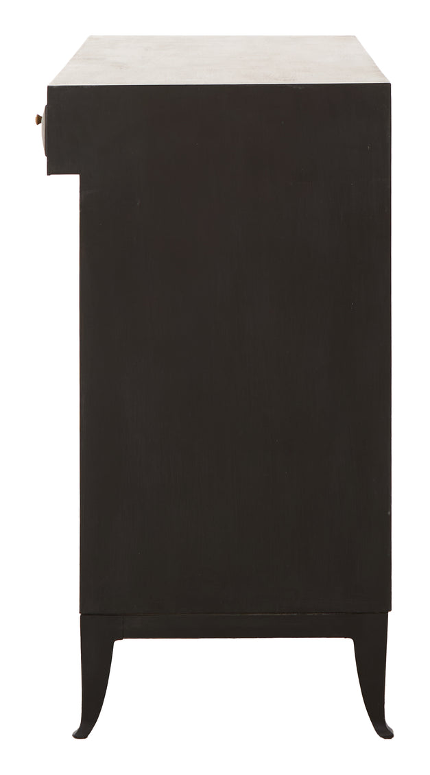 Vintage Black Italian Credenza