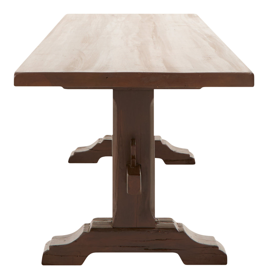 Antique Wood Trestle Table