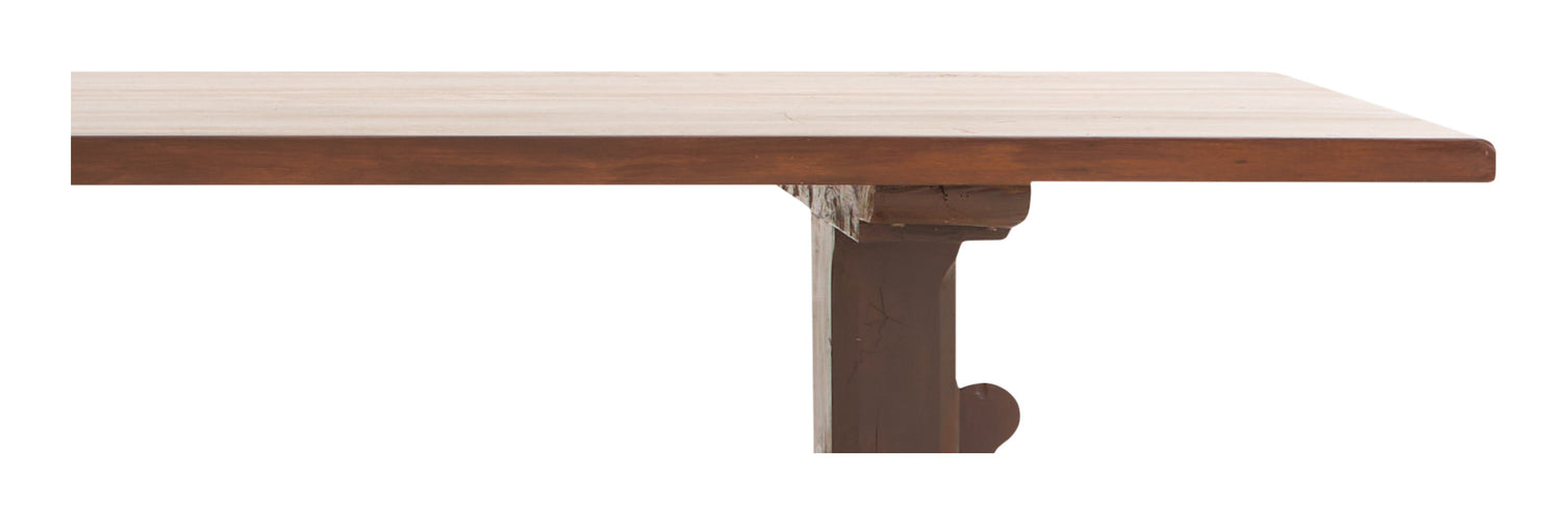 Antique Wood Trestle Table