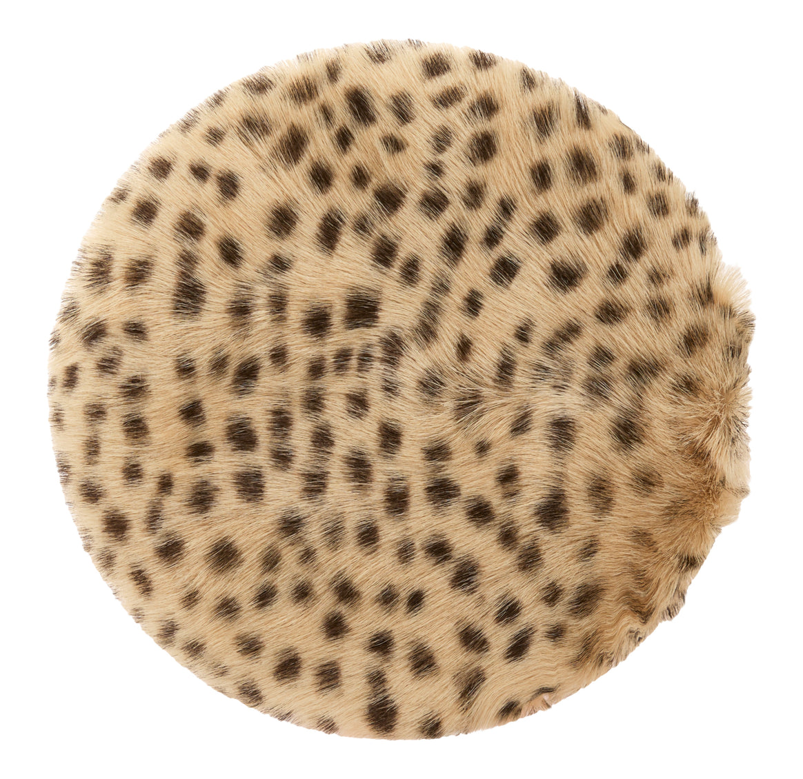 Vintage Spotted Hide Stool