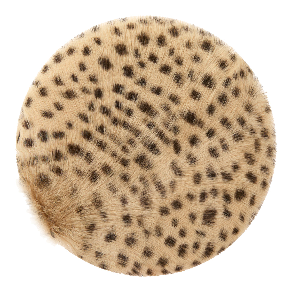 Vintage Spotted Hide Stool