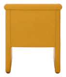 Vintage Yellow Leather Chair