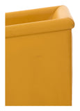 Vintage Yellow Leather Chair