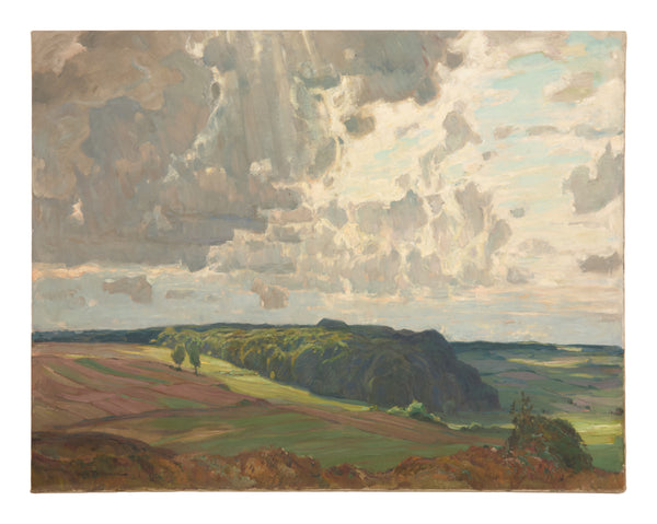 Antique Austrian Landscape Painting