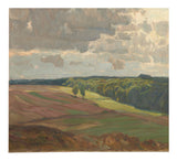 Antique Austrian Landscape Painting