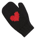 Heart Alpaca Mittens
