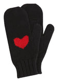 Heart Alpaca Mittens