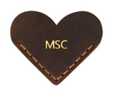 Monogrammed Heart Bookmark