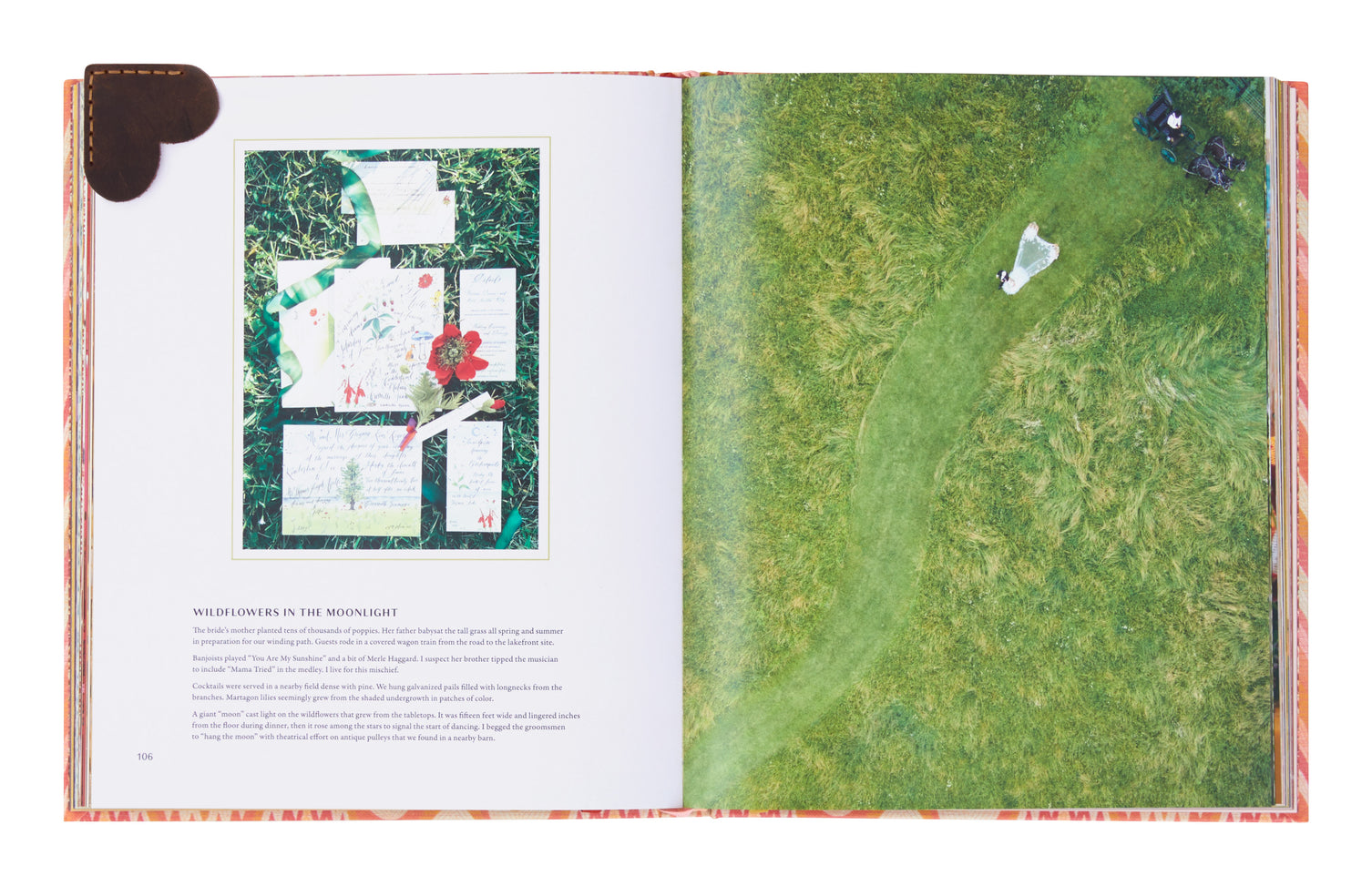 Monogrammed Heart Bookmark