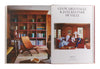 Book with interior design theme featuring a wooden bookshelf and family portrait on the cover.