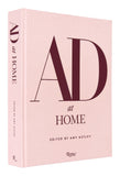 Book titled 'AD at Home' edited by Amy Astley on a pink background