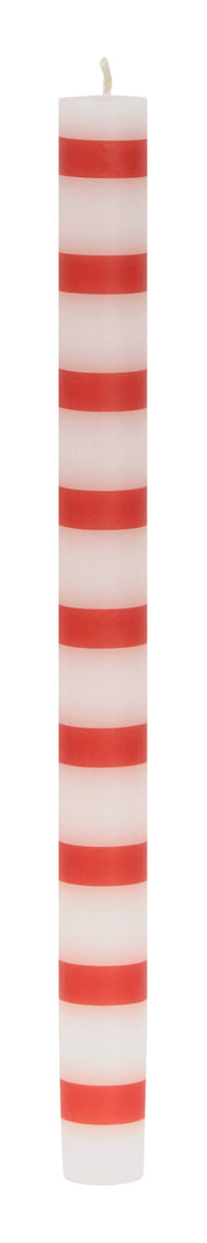 Striped Dinner Candles