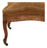 Antique Unupholstered Burlap Ottoman