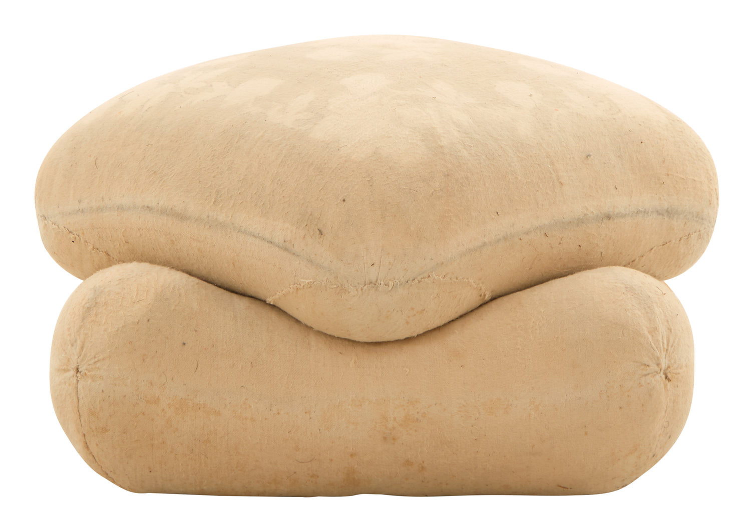 Antique Unupholstered Pouf