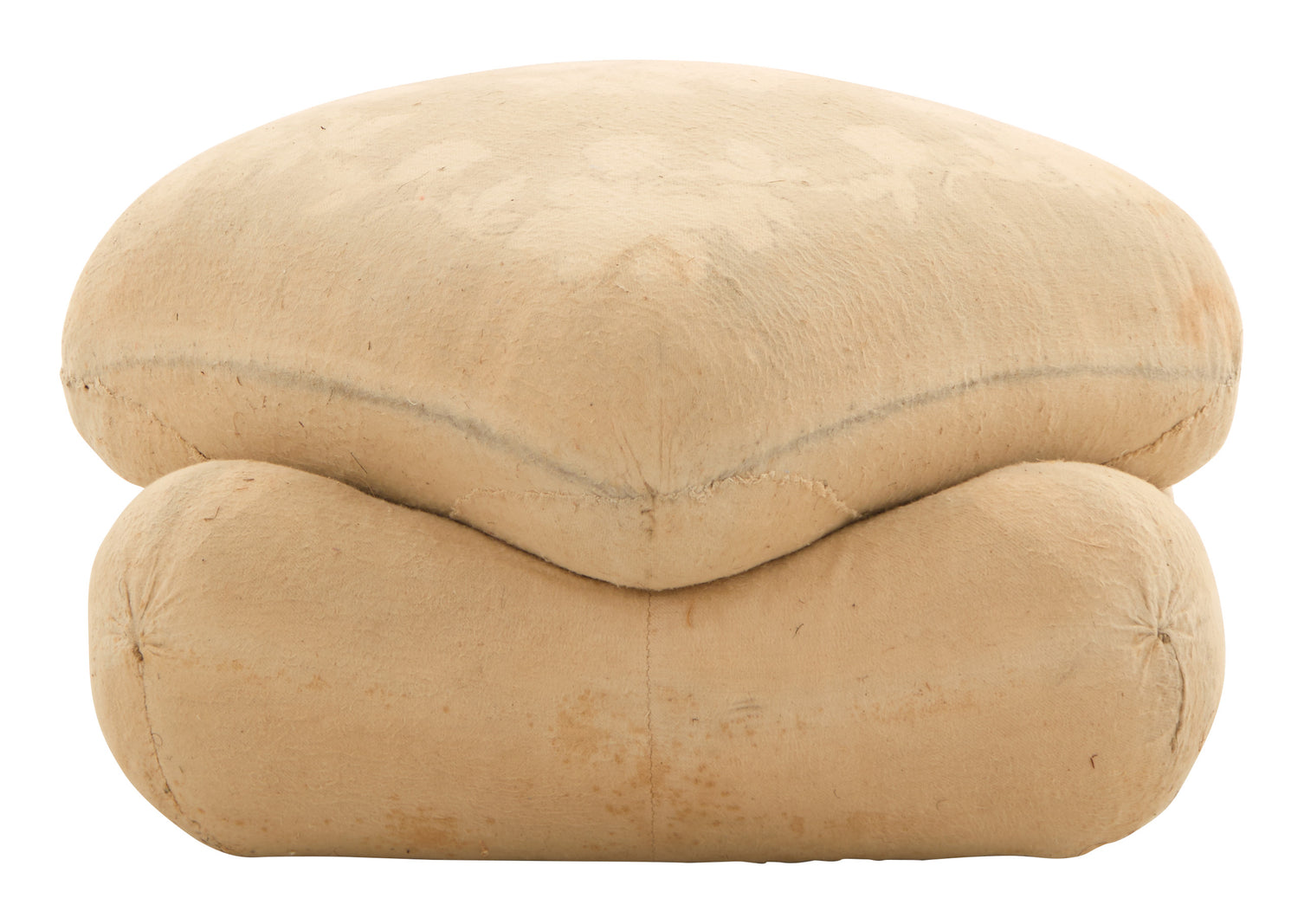 Antique Unupholstered Pouf