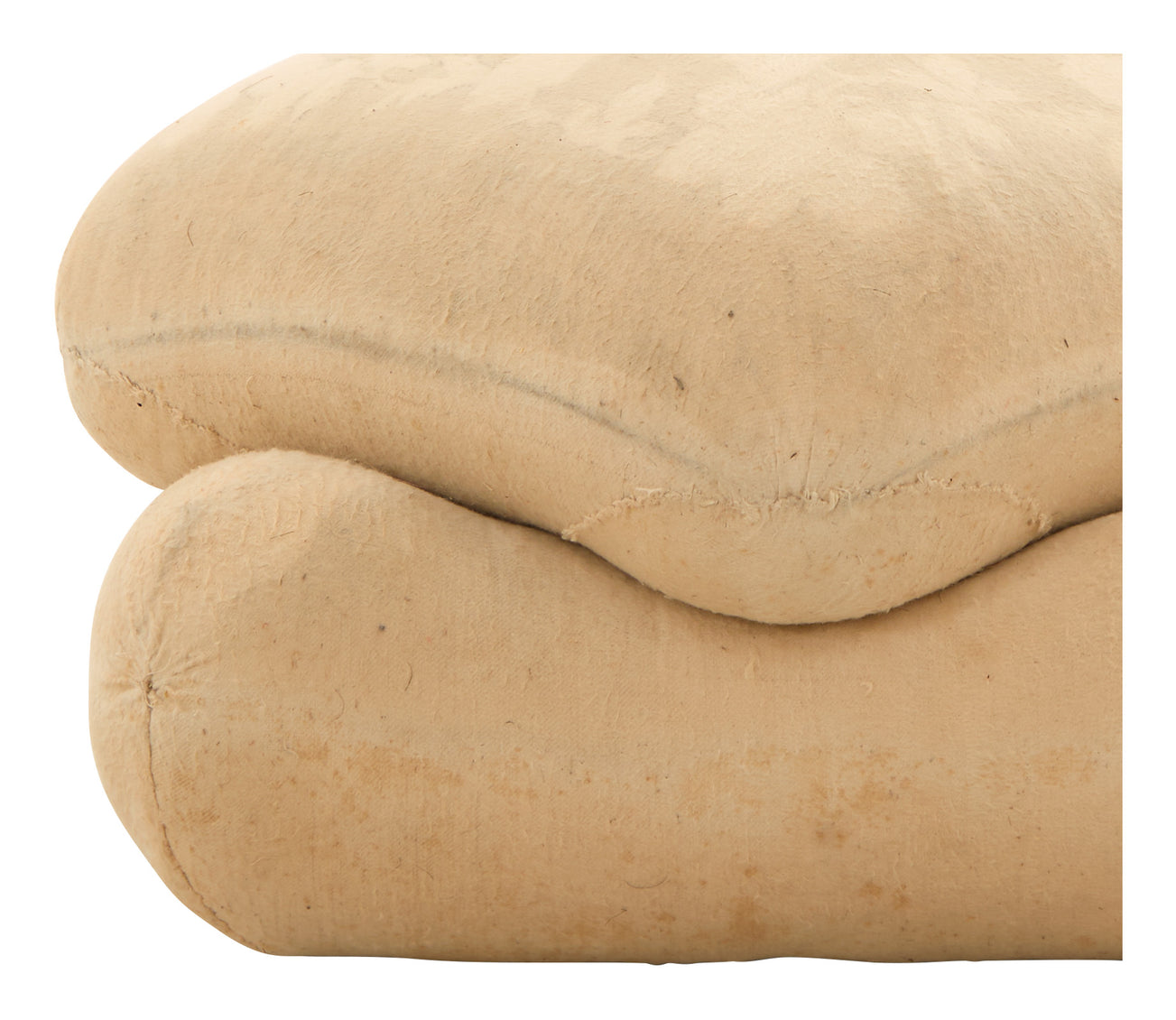 Antique Unupholstered Pouf