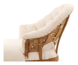 Antique Unupholstered Chaise Lounge