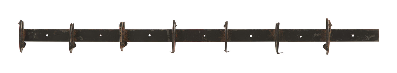 Vintage Horeshoe Hook Rail