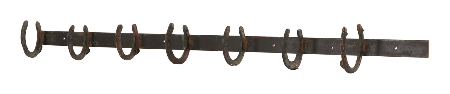 Vintage Horeshoe Hook Rail