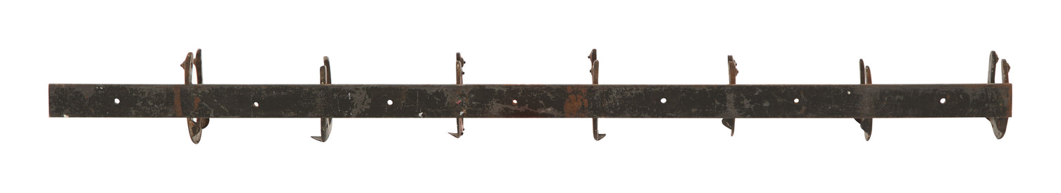 Vintage Horeshoe Hook Rail