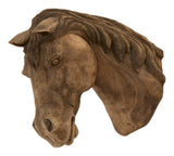 Antique Carved Wood Horse Head