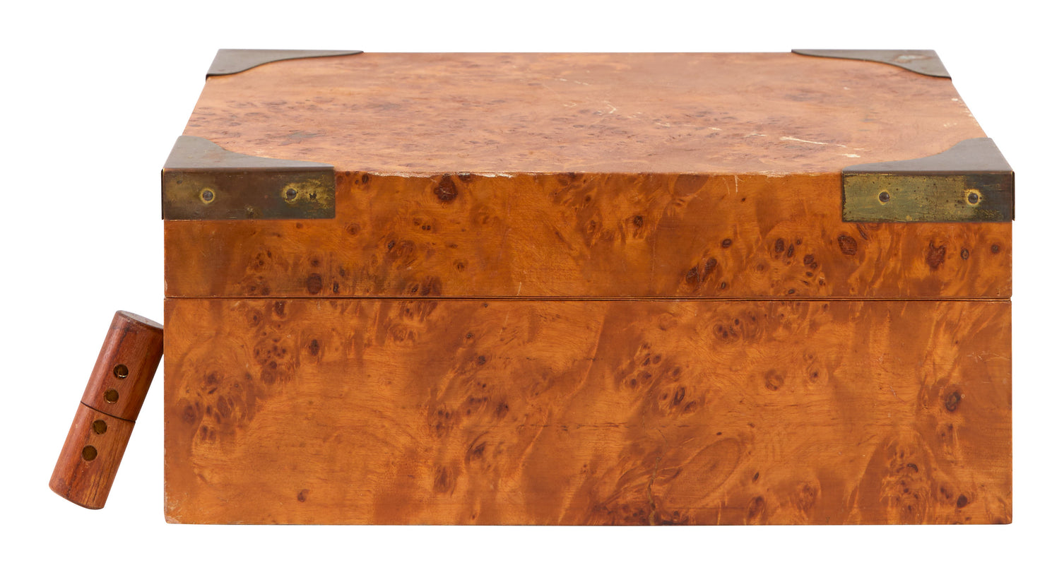 Vintage Burlwood Cigar Humidor