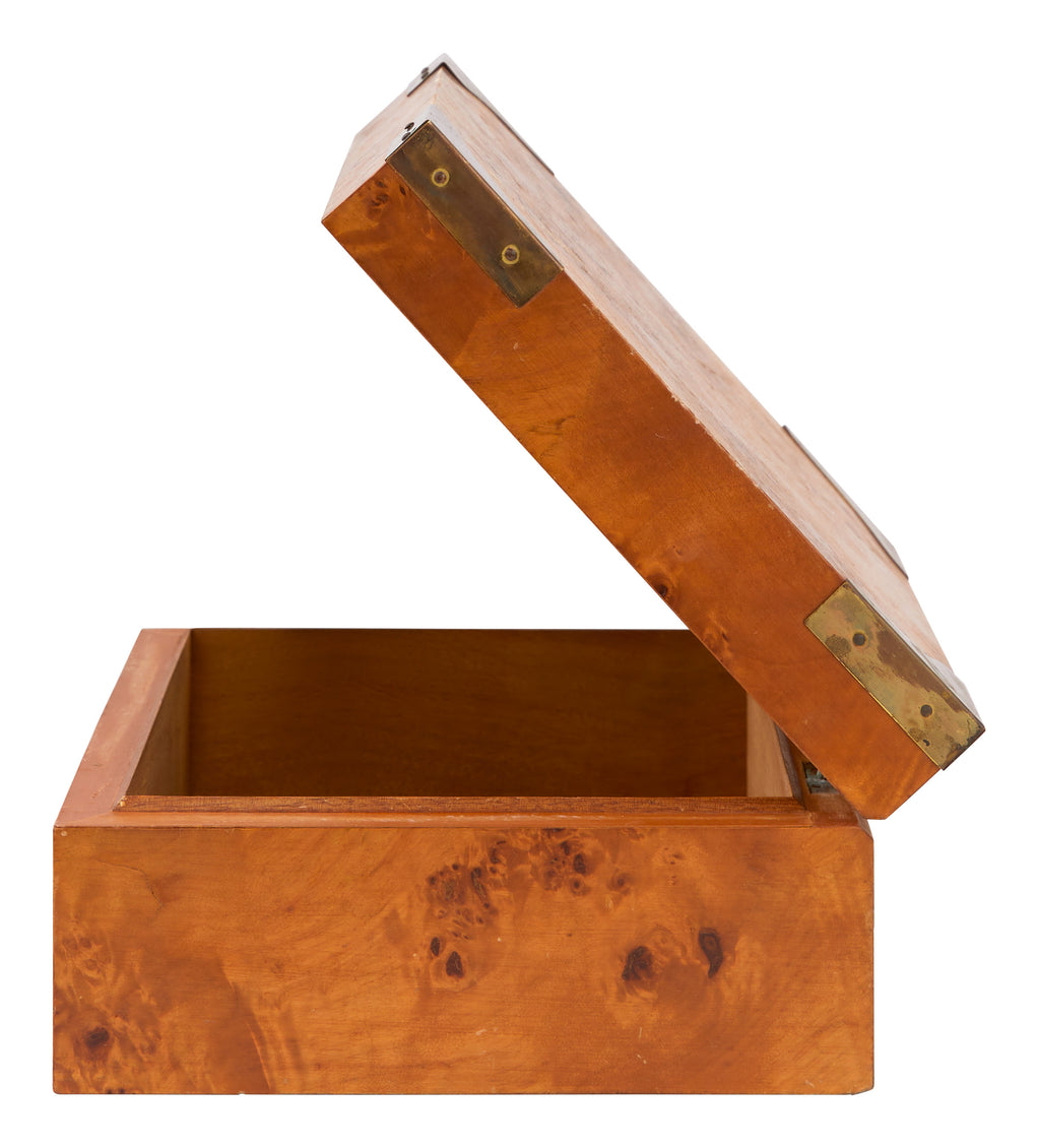 Vintage Burlwood Cigar Humidor