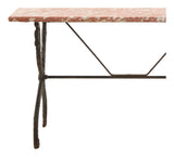 Antique Marble Top Bistro Table