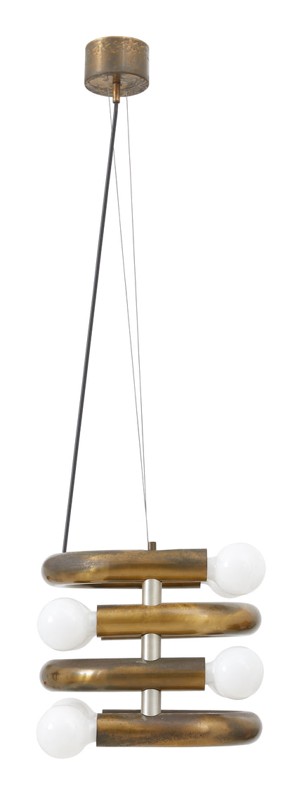 Vintage Italian Brass Chandelier