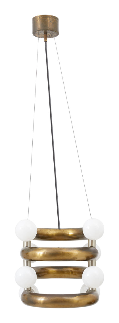 Vintage Italian Brass Chandelier