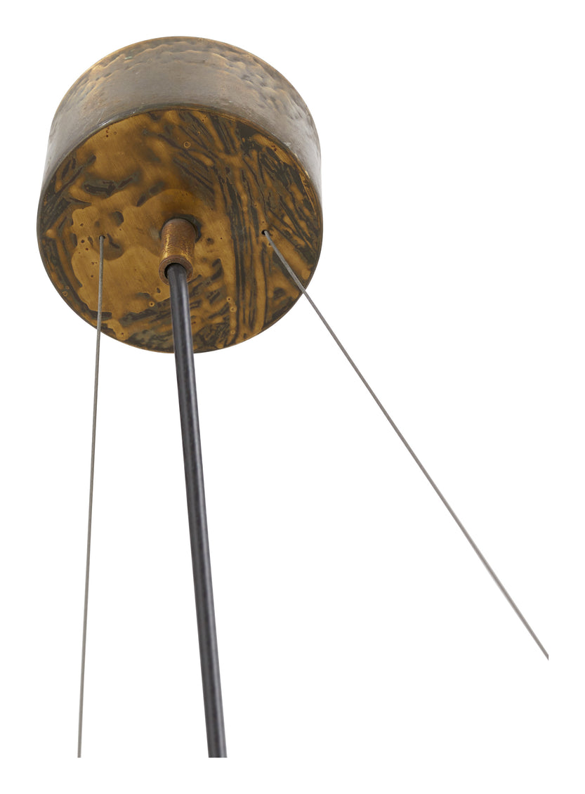 Vintage Italian Brass Chandelier