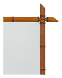 Vintage Faux Bamboo Mirror - Medium