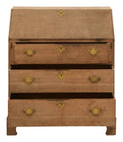 Antique Stripped Wood Secretary