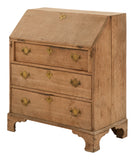 Antique Stripped Wood Secretary