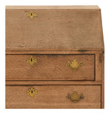 Antique Stripped Wood Secretary