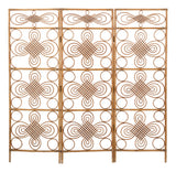 Vintage Rattan Folding Screen