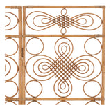 Vintage Rattan Folding Screen
