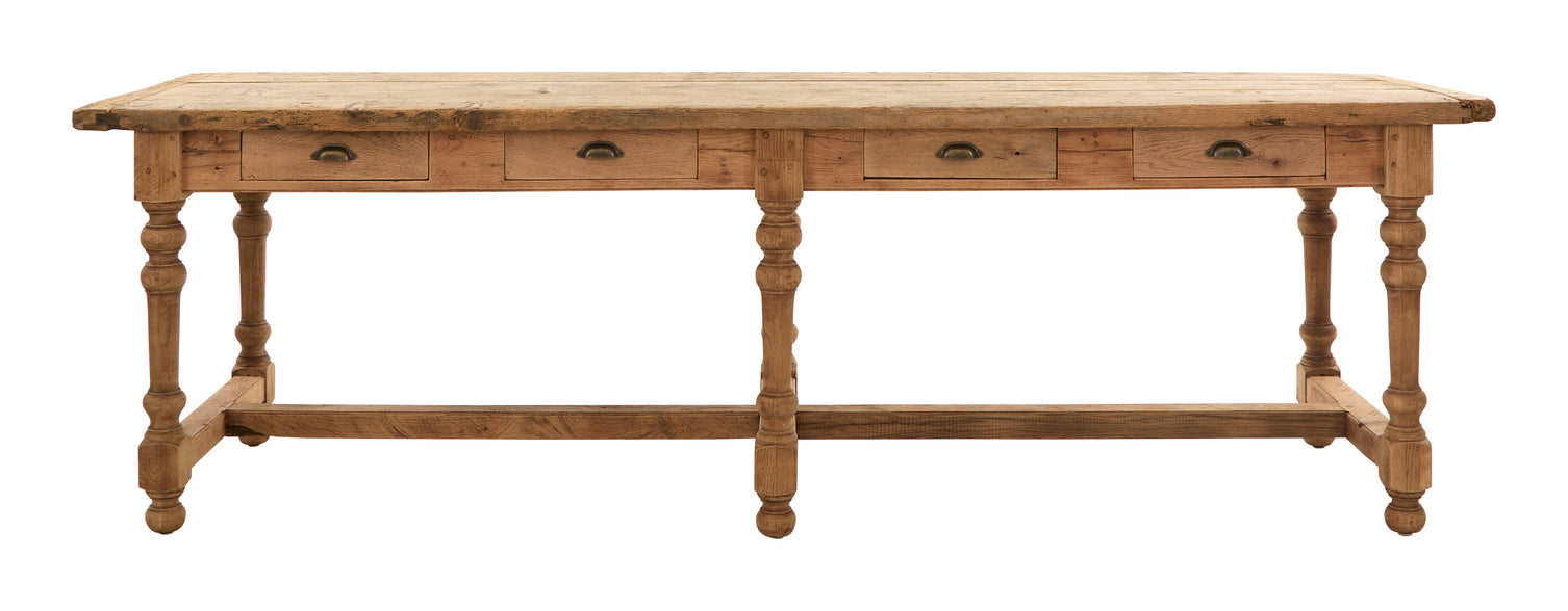 Antique Wood Draper Table