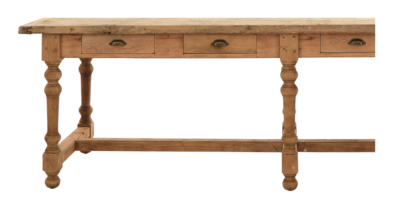 Antique Wood Draper Table