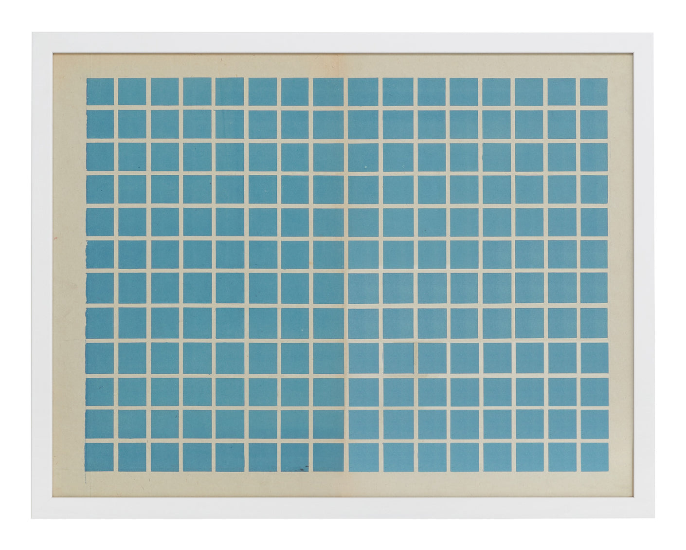 Vintage Geometric Grid Print