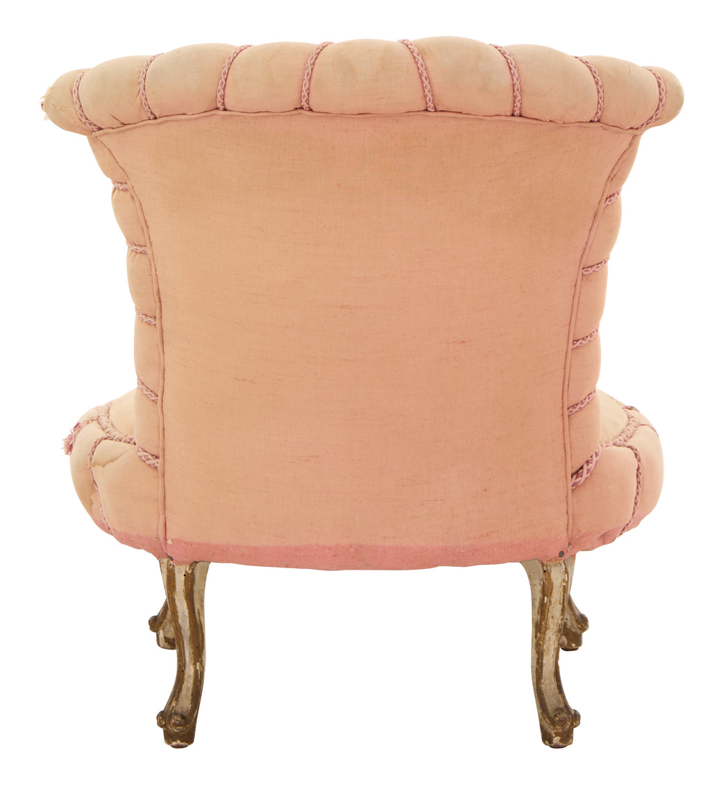 Vintage Round Slipper Chair