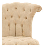 Antique Unupholstered Tufted Slipper Chair