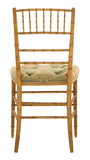Vintage Gilt Faux Bamboo Chiavari Chair