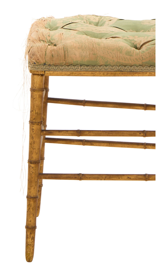 Vintage Gilt Faux Bamboo Chiavari Chair