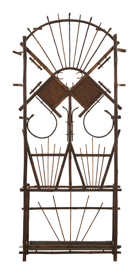 Antique Bamboo Hall Tree