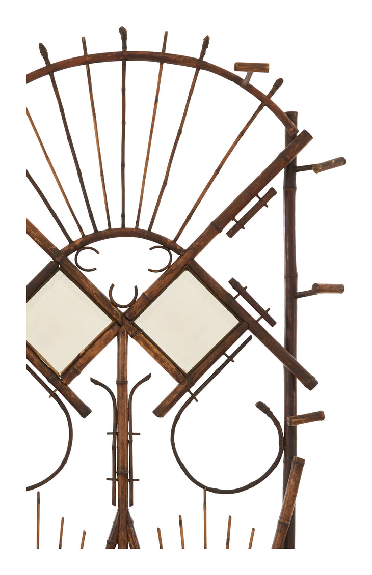 Antique Bamboo Hall Tree